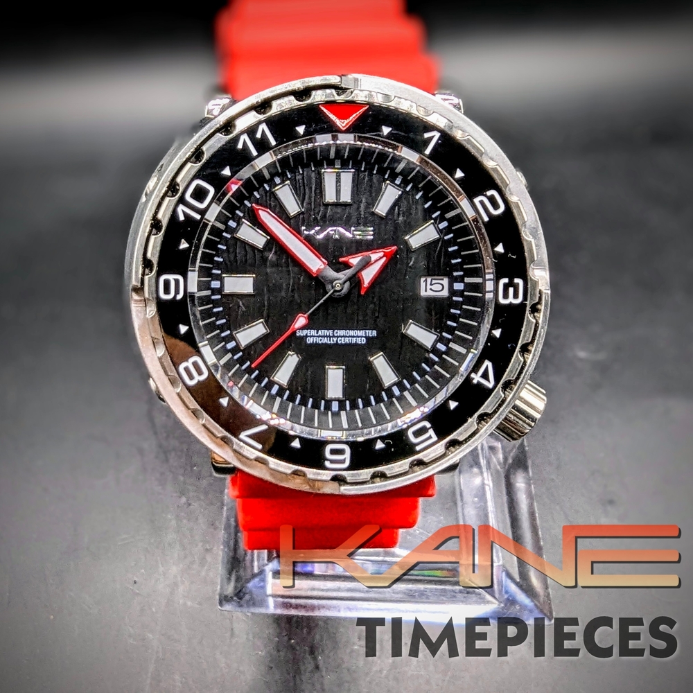 KANE TIMEPIECES NH35 (Seiko Mod) Tuna style red and black!